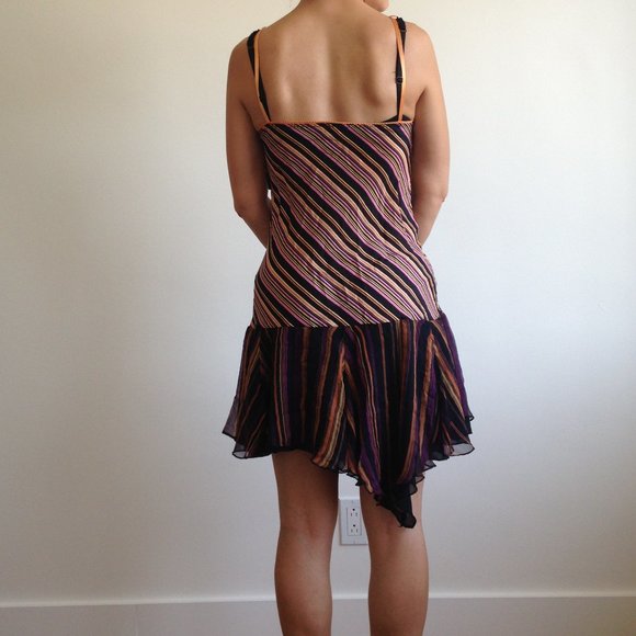 AXARA Paris - Silk Asymmetrical Dress - Picture 8 of 16